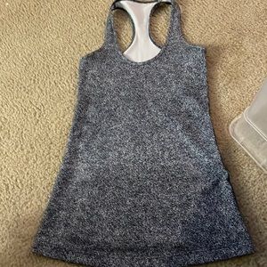 Lululemon racerback black and white tank. Like new.